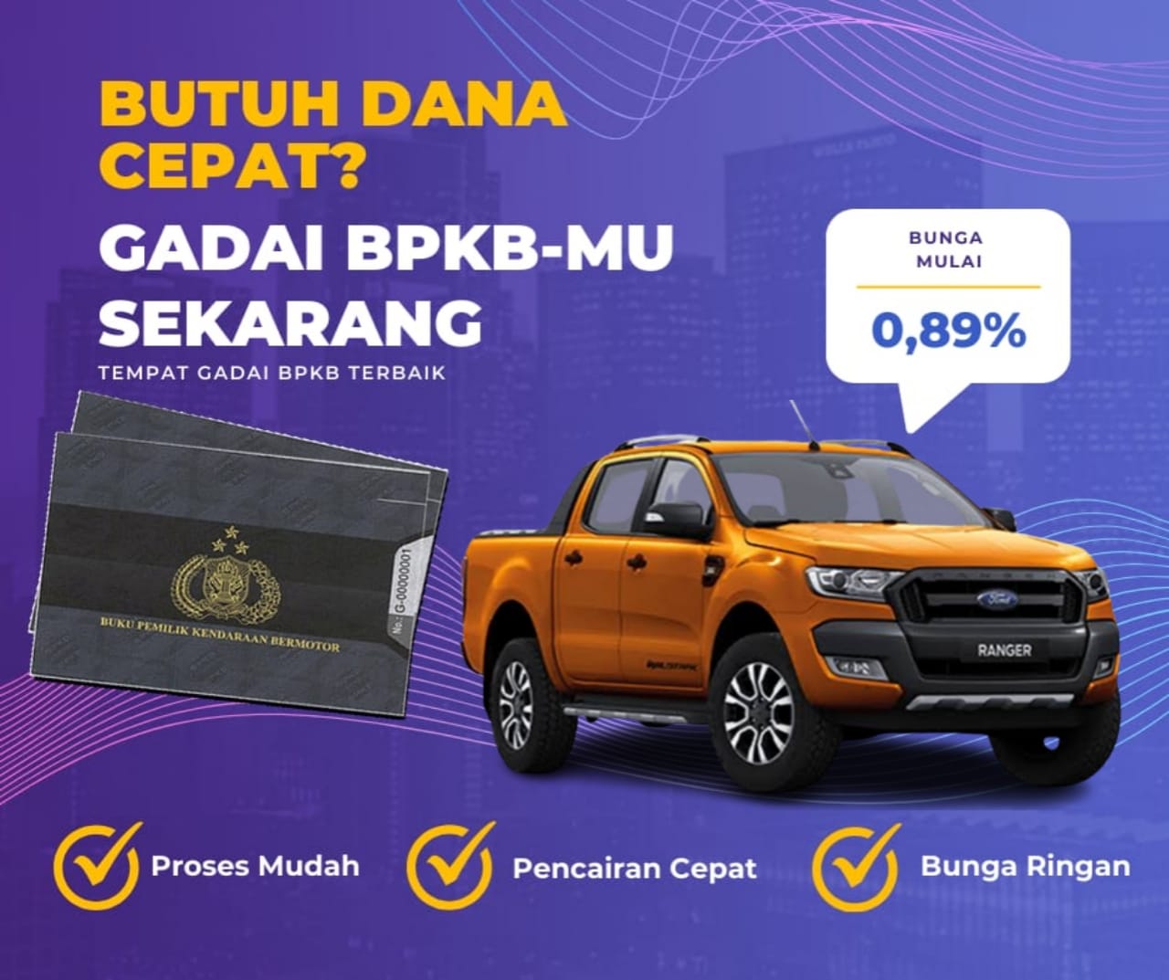 Kredit Jaminan Bpkb Mobil Ford Ranger Dapat Dana Berapa? Seperti Ini Simulasinya